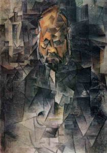 Пабло Пикассо. Портрет Амбруаза Воллара. 1910 г.