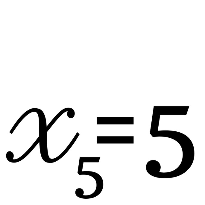 X5=5