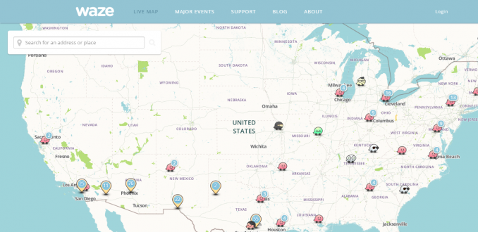 waze live map