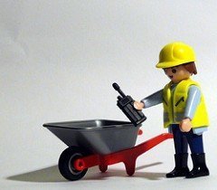 Playmobil construction worker