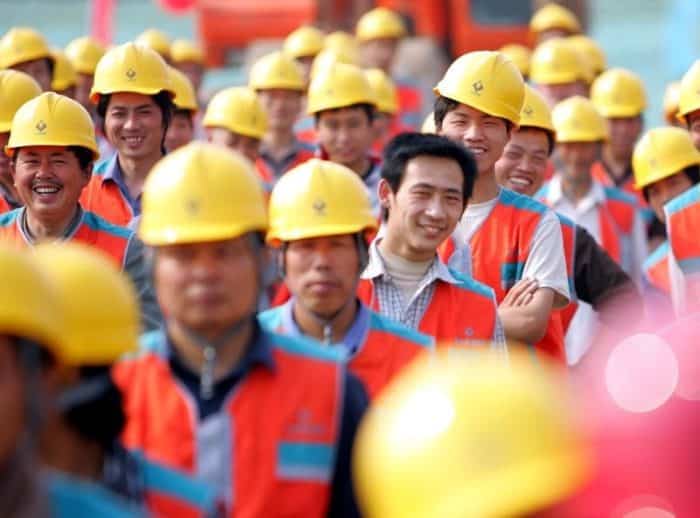 рабочие китайцы