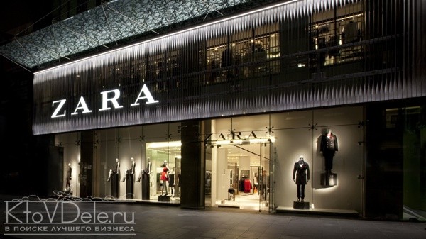Дизайн магазина Zara
