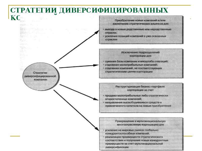 План диверсификации характеризует