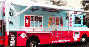 The "HipPop" gelato truck.