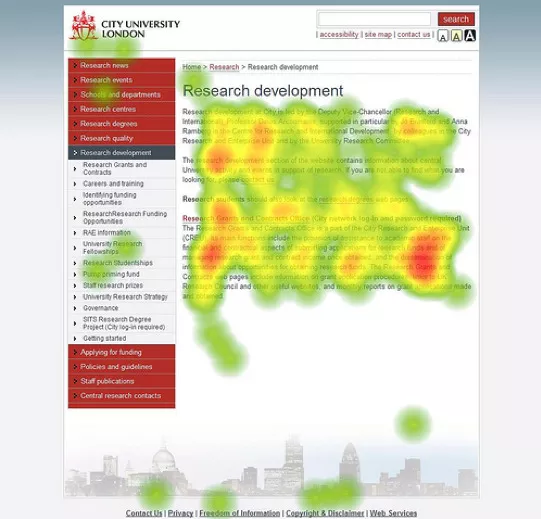 Термин интернет маркетинга - Heatmap, тепловая карта